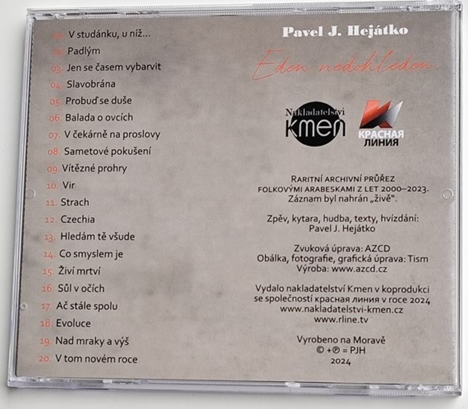 PAVEL J. HEJÁTKO: EDEN NEDOHLEDEN (CD)